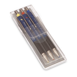Blue Staedtler Mars Micro Mechanical Pencil 3 Piece Set - 2