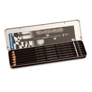 Black Staedtler Mars Lumograph  Selection Pack Pencil - 1