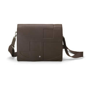 Dark Brown Graf von Faber-Castell Messenger Bag Landscape - 1
