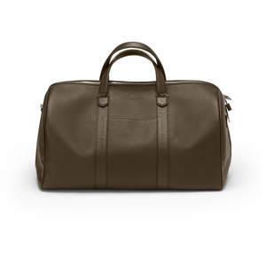Dark Brown Graf von Faber-Castell Cashmere Weekender Bag - 1