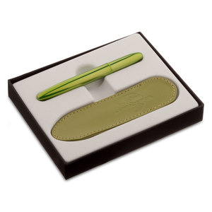 Lime Green Fisher Space Pen Bullet with Slip Case Set - 1