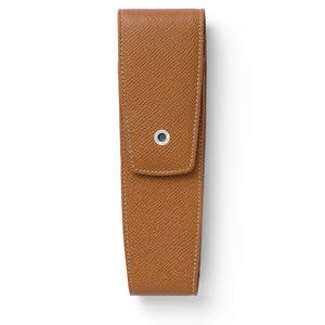 Cognac Graf von Faber-Castell Epsom Tapered Pen Case Two - 1